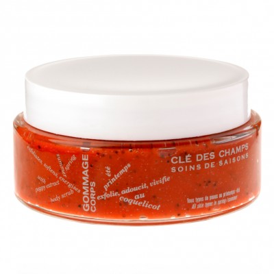 Gommage corps au Coquelicot